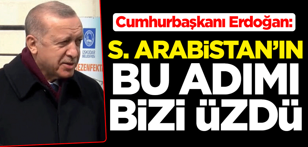 Cumhurbaşkanı Erdoğan: Suudi Arabistan'ın Yunanistan'la ortak tatbikata girişmesi bizi üzdü