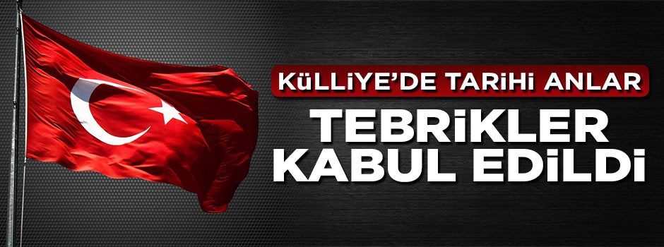 Cumhurbaşkanı Erdoğan tebrikleri kabul etti