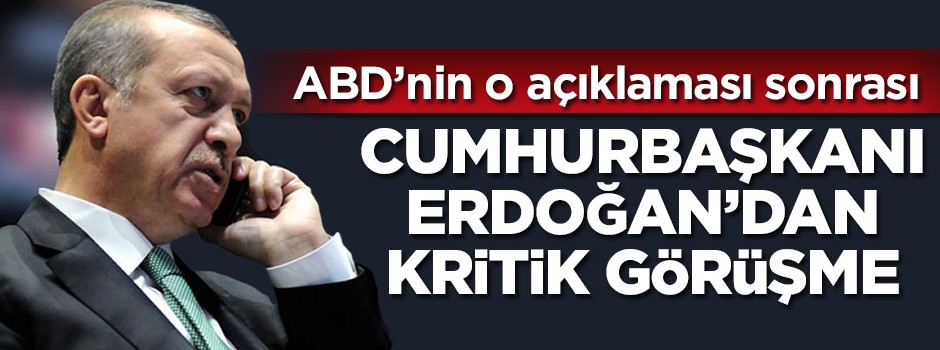 Cumhurbaşkanı Erdoğan telefonda görüştü