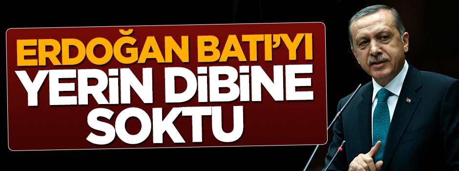 Cumhurbaşkanı Erdoğan: Teröristlerin elinde Batı'nın silahları var