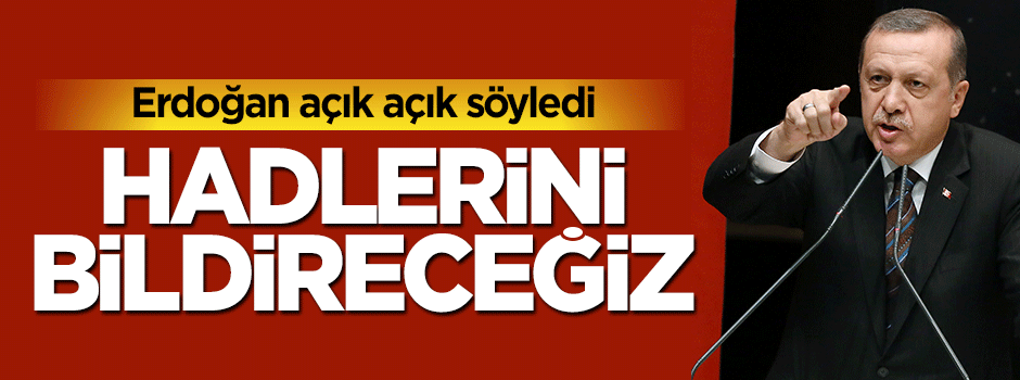 Cumhurbaşkanı Erdoğan: Teröristlerin yanında yer alanlara hadlerini bildireceğiz