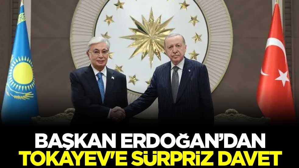 Cumhurbaşkanı Erdoğan, Tokayev'e sürpriz davet