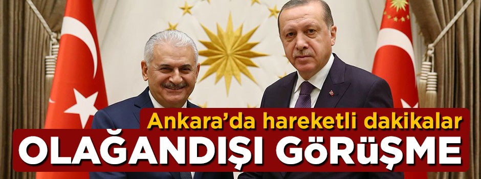 Cumhurbaşkanı Erdoğan ve Başbakan Yıldırım Beştepe'de