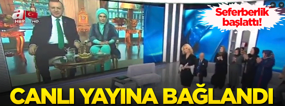 Cumhurbaşkanı Erdoğan ve eşi Emine Erdoğan, Müge Anlı'ya katıldı
