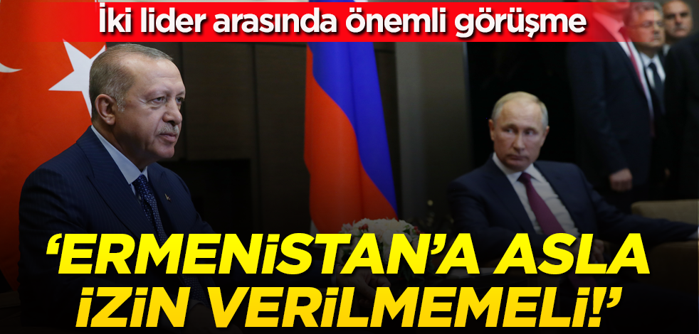 Cumhurbaşkanı Erdoğan ve Rusya Devlet Başkanı Putin görüştü