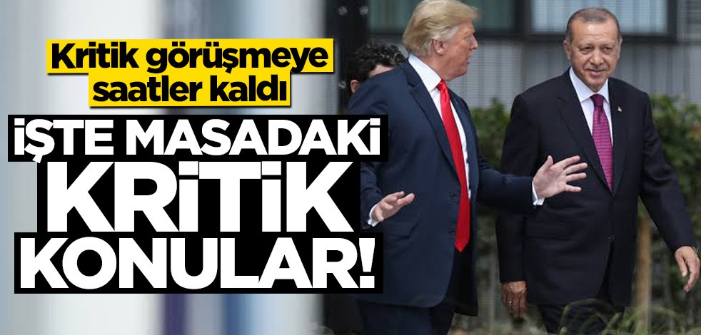 Cumhurbaşkanı Erdoğan ve Trump arasındaki kritik görüşme