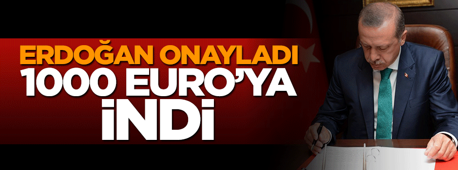 Cumhurbaşkanı Erdoğan,dövizli askerlik yasasını onayladı