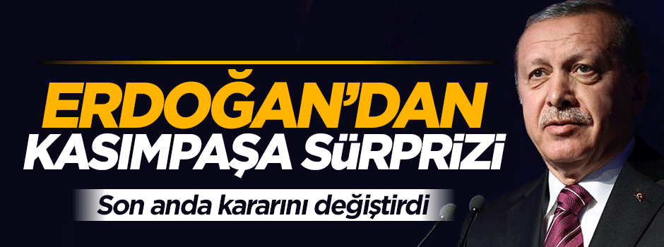 Cumhurbaşkanı Erdoğan'a Cuma namazı sürprizi