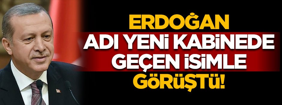 Erdoğan, Mustafa Destici'yi kabul etti