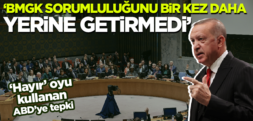 Cumhurbaşkanı Erdoğan'dan ABD'ye İsrail tepkisi!