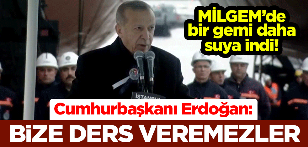 Cumhurbaşkanı Erdoğan'dan ABD'ye sert tepki: Bize ders veremezler