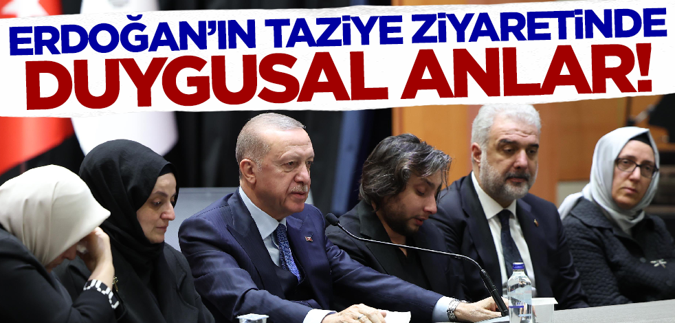 Cumhurbaşkanı Erdoğan'dan AK Parti İstanbul İl Başkanlığına taziye ziyareti