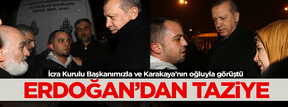 Cumhurbaşkanı Erdoğan'dan Akit ailesine taziye