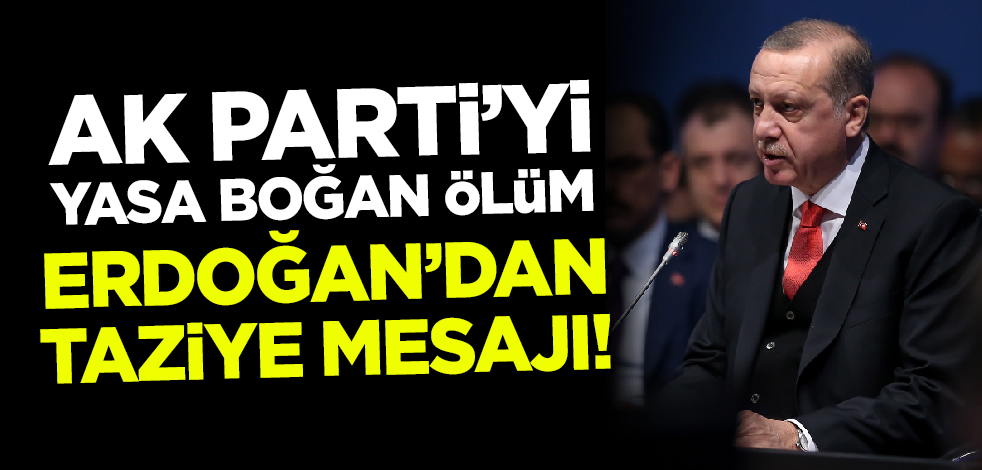 Cumhurbaşkanı Erdoğan'dan Başkan Uysal için taziye mesajı