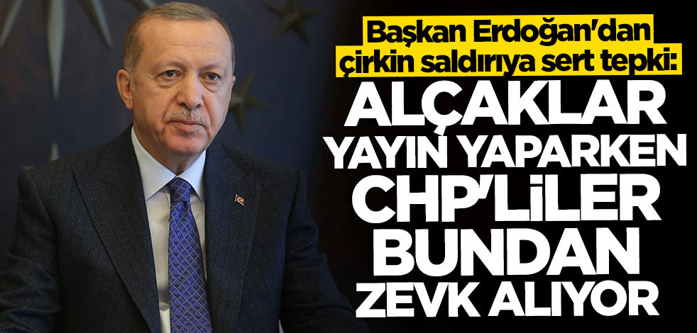Cumhurbaşkanı Erdoğan'dan çirkin provokasyona sert tepki: Hayallerine ulaşamayacaklar