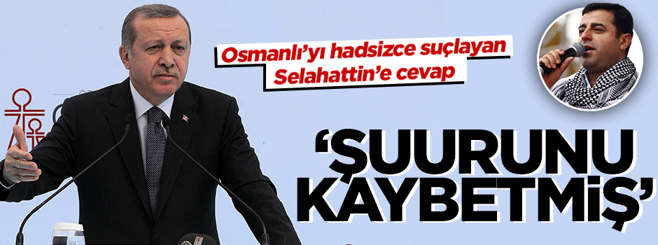 Cumhurbaşkanı Erdoğan'dan Demirtaş'a 'Çanakkale' çıkışı