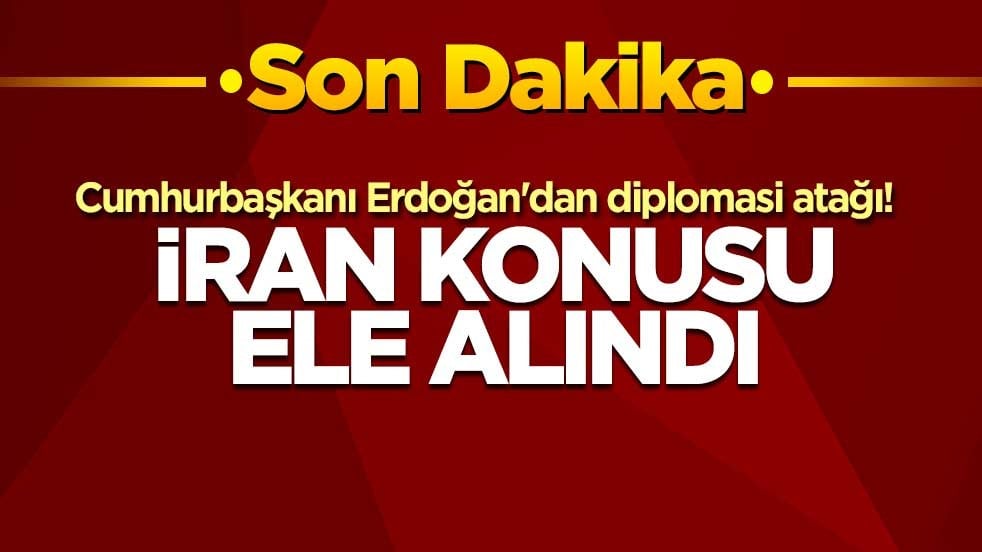 Cumhurbaşkanı Erdoğan'dan diplomasi atağı! İran konusu ele alındı