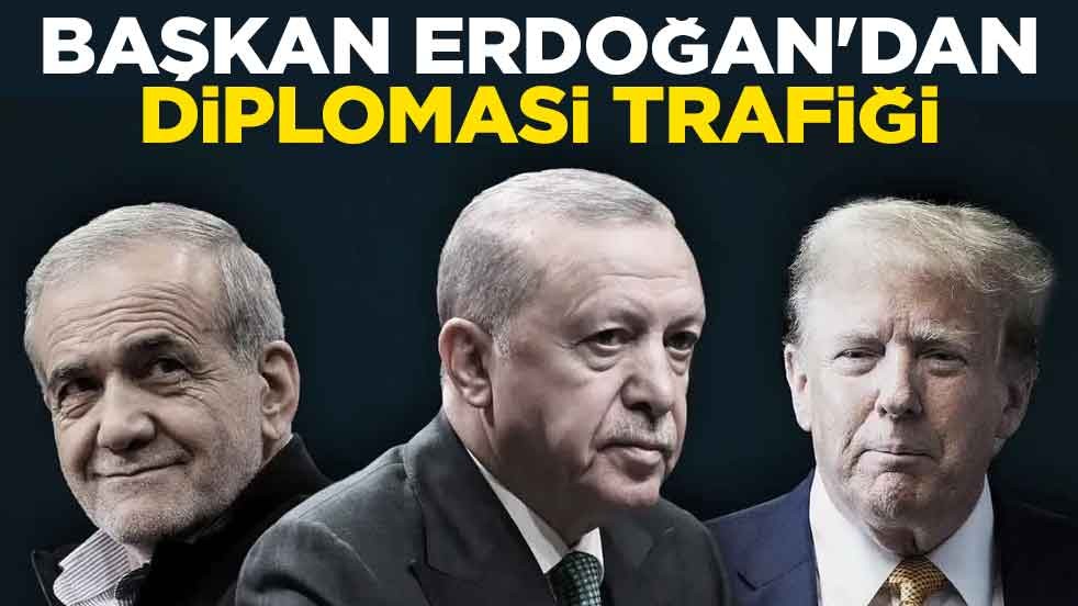 Cumhurbaşkanı Erdoğan'dan diplomasi trafiği