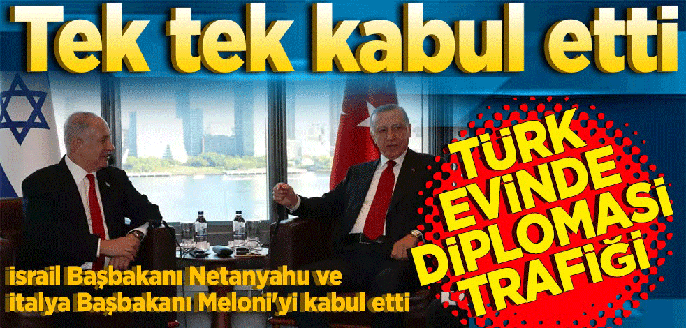 Cumhurbaşkanı Erdoğan'dan diplomasi trafiği! Türkevi'nde tek tek kabul etti