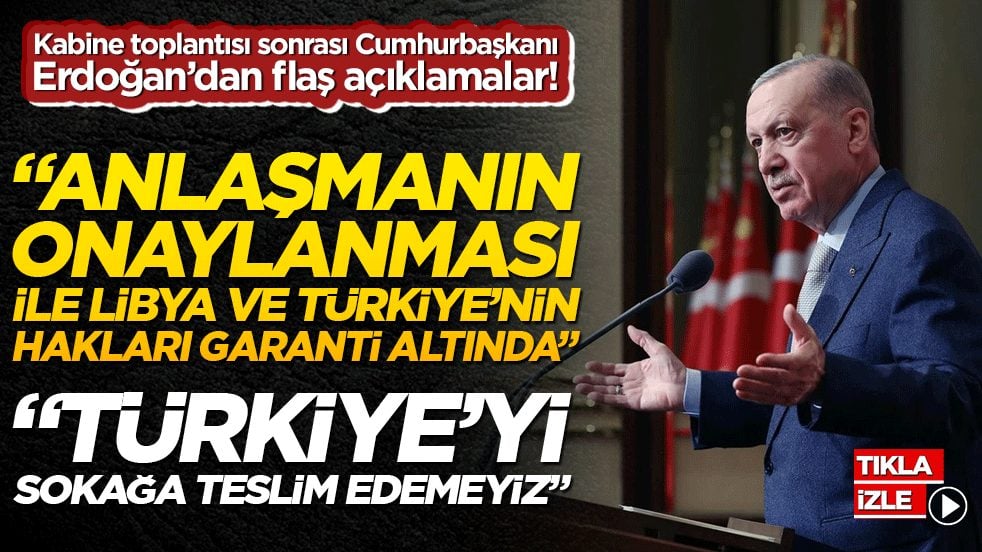Cumhurbaşkanı Erdoğan'dan flaş açıklamalar! Dış politikada dev hamleler ve Libya’da tam mutabakat!