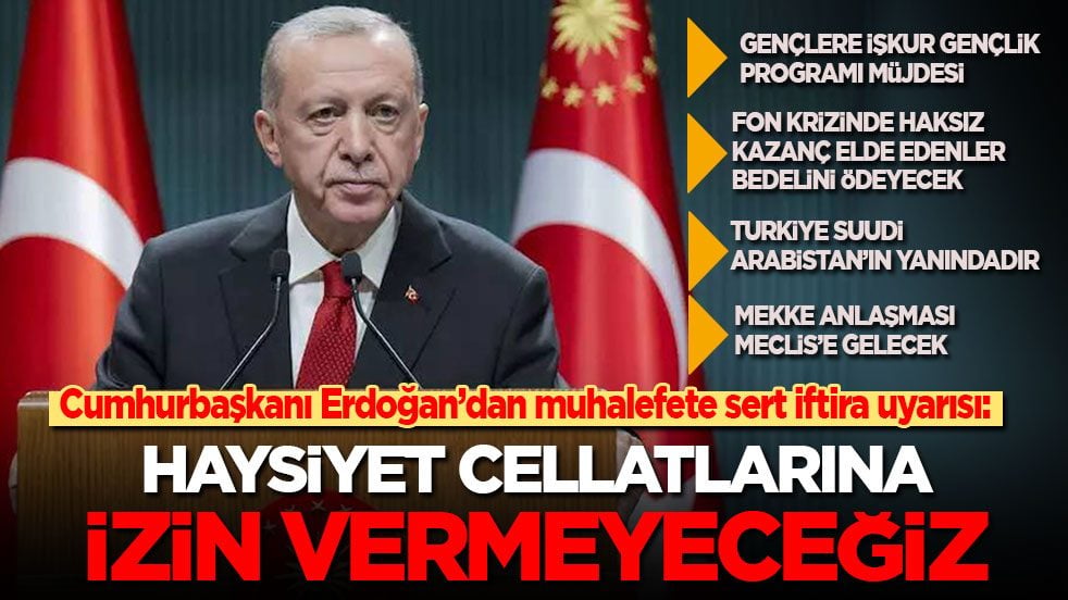 Cumhurbaşkanı Erdoğan'dan fon krizine nokta: Haksız kazanç sağlayan bedelini ödeyecek!