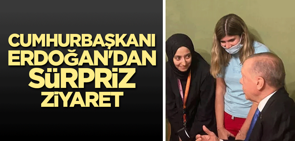 Cumhurbaşkanı Erdoğan'dan hastaneye sürpriz ziyaret
