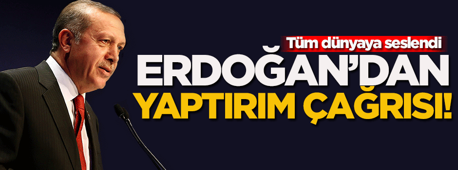 Cumhurbaşkanı Erdoğan'dan Hollanda'ya yaptırım çağrısı