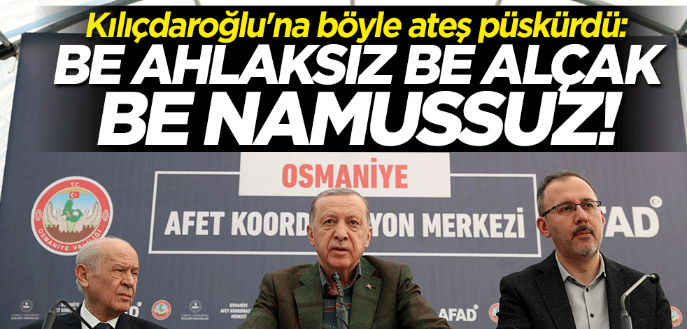 Cumhurbaşkanı Erdoğan'dan Kılıçdaroğlu'na çok sert "Kızılay" tepkisi