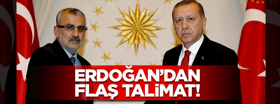 Cumhurbaşkanı Erdoğan'dan Midyat talimatı