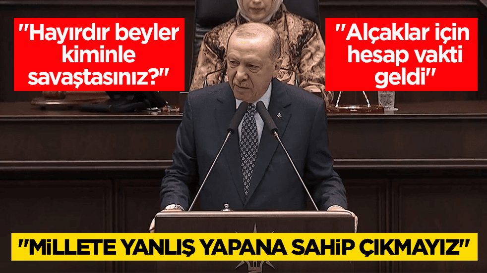 Cumhurbaşkanı Erdoğan'dan muhalefete tepki: Hayırdır beyler kiminle savaştasınız?