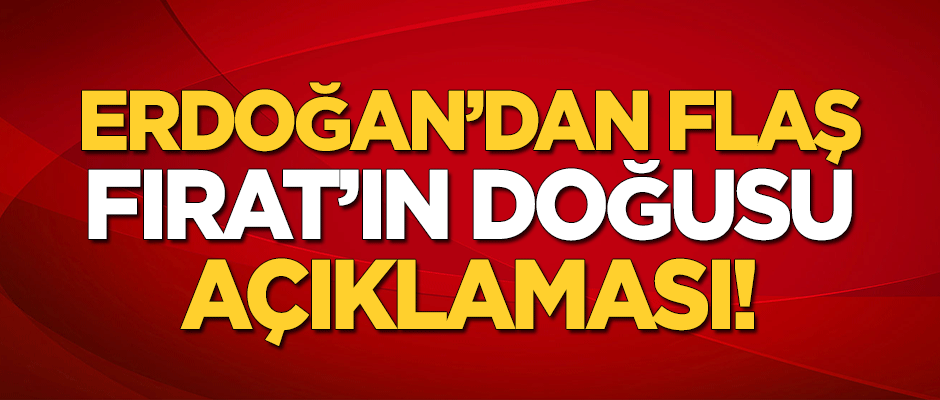 Cumhurbaşkanı Erdoğan'dan önemli açıklamalar!
