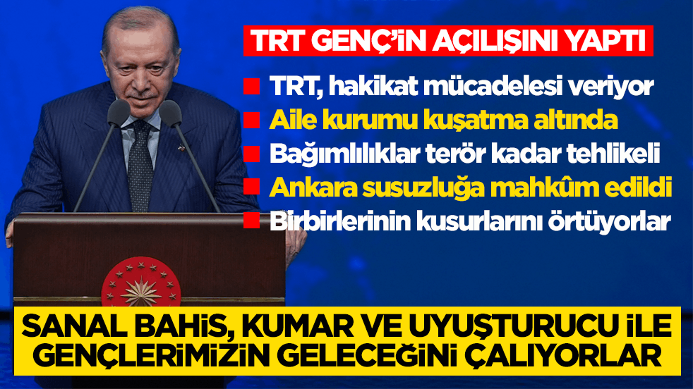 Cumhurbaşkanı Erdoğan’dan önemli açıklamalar