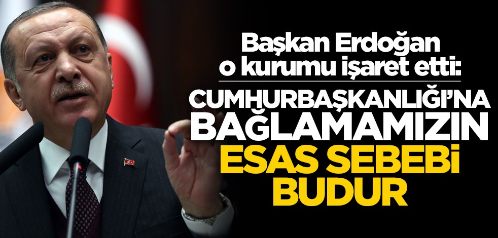 Cumhurbaşkanı Erdoğan'dan "Savunma Sanayii Başkanlığı" mesajı
