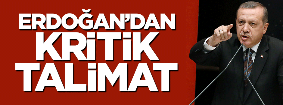 Cumhurbaşkanı Erdoğan'dan silahlı eylemciler için talimat