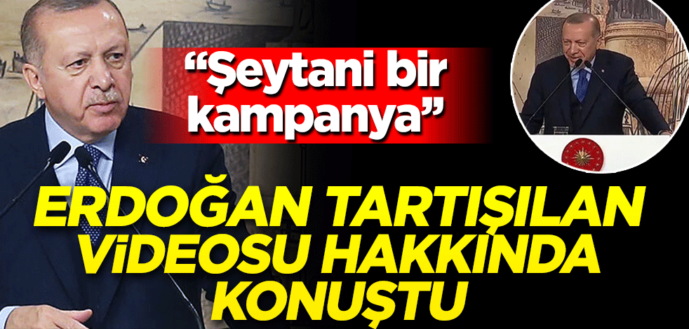 Cumhurbaşkanı Erdoğan’dan tartışılan 'gülme' görüntüsüne açıklama: Şeytani bir kampanya!