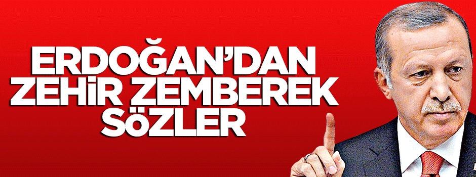 Cumhurbaşkanı Erdoğan'dan terör devleti İsrail'e zehir zemberek sözler