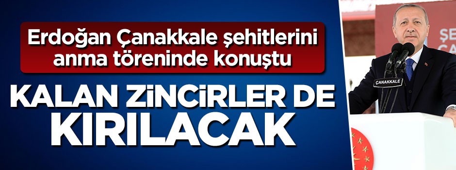 Cumhurbaşkanı Erdoğan'dan terör koridoru mesajı