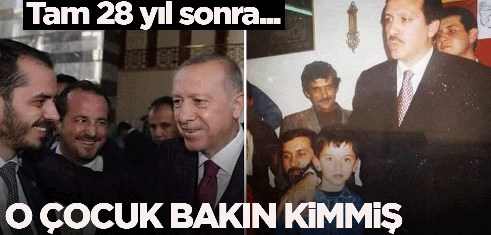 Cumhurbaşkanı Erdoğan'ı şaşırtan olay! 28 yıl sonra...