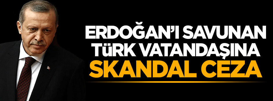 Cumhurbaşkanı Erdoğan'ı savunan Türk'e 19 yıl hapis istemi