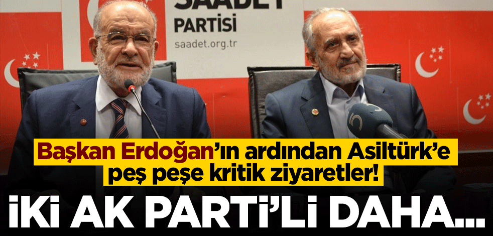 Cumhurbaşkanı Erdoğan'ın ardından Asiltürk'e iki kritik ziyaret daha!
