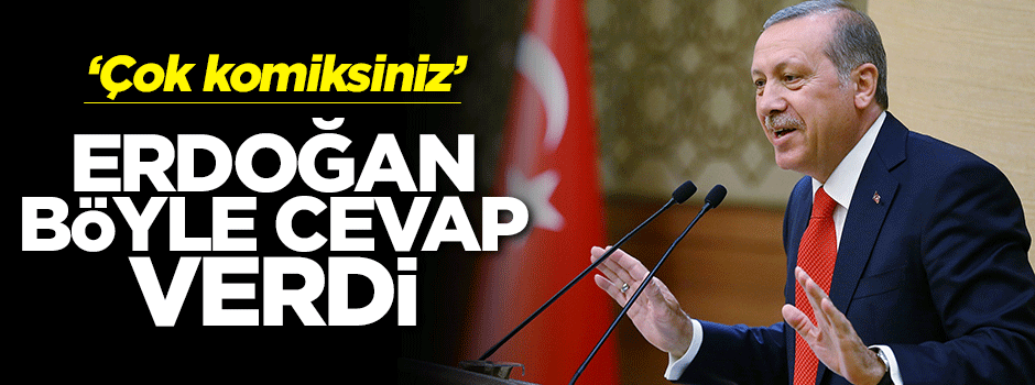 Cumhurbaşkanı Erdoğan'ın basın toplantısında ilginç diyalog