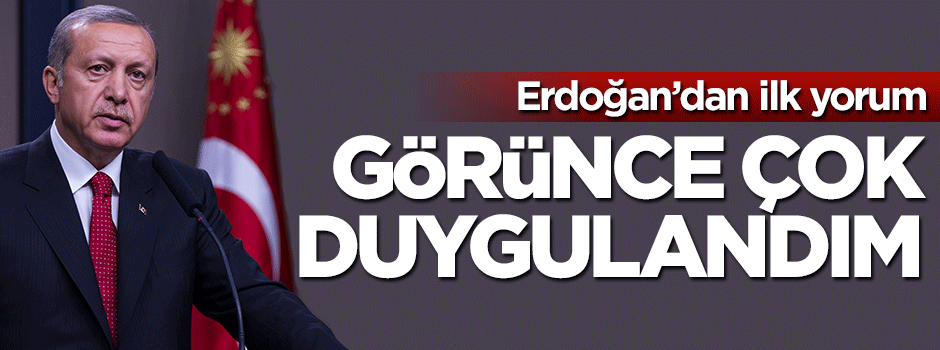 Cumhurbaşkanı Erdoğan'ın 'Çok duygulandığım' dediği fotoğraf