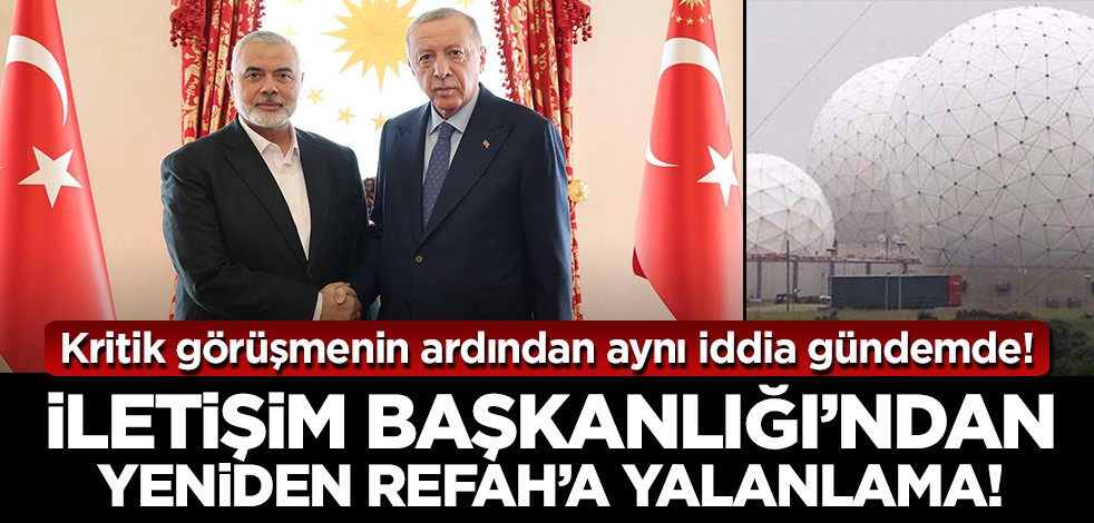 Cumhurbaşkanı Erdoğan'ın Haniye ile görüşmesinin ardından aynı yalan gündemde!
