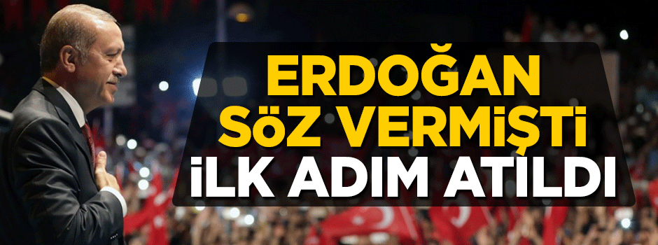 Cumhurbaşkanı Erdoğan'ın verdiği hızlı tren sözü için ilk adım atıldı