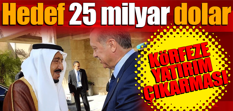 Cumhurbaşkanı Erdoğan'ın kritik Körfez turu: Hedef 25 milyar dolar yatırım çekmek