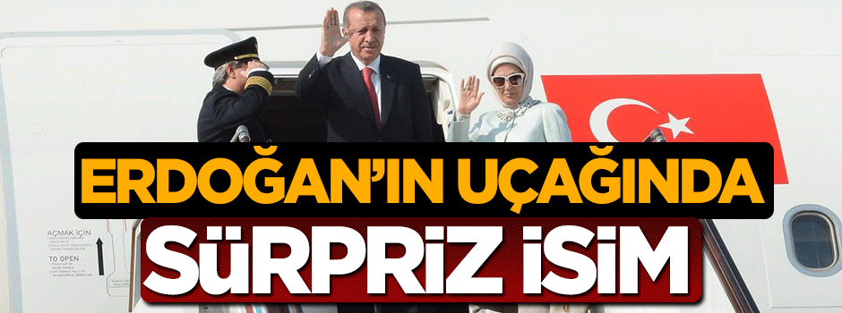 Cumhurbaşkanı Erdoğan'ın uçağında Hakan Fidan da vardı