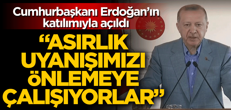 Cumhurbaşkanı Recep Tayyip Erdoğan canlı bağlantıyla katıldı! Kuzey Marmara Otoyolu'nun 5. kesimi açıldı