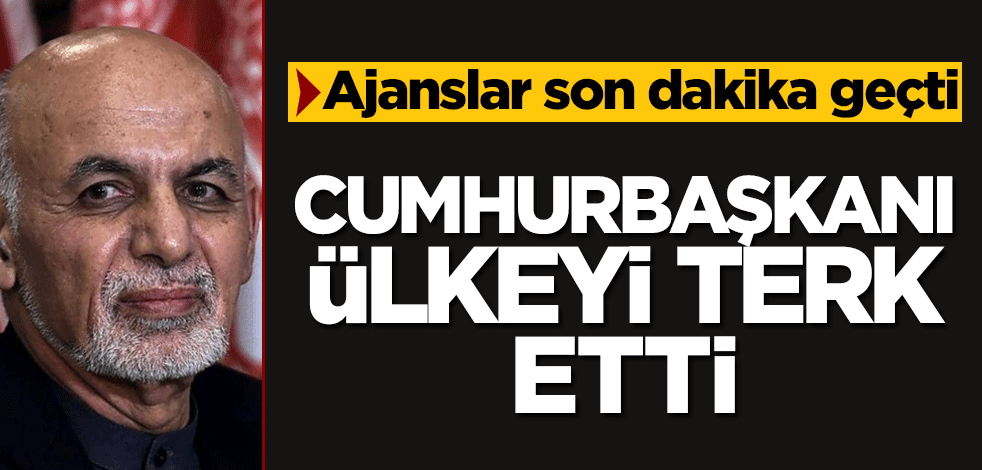 Cumhurbaşkanı ülkeden ayrıldı