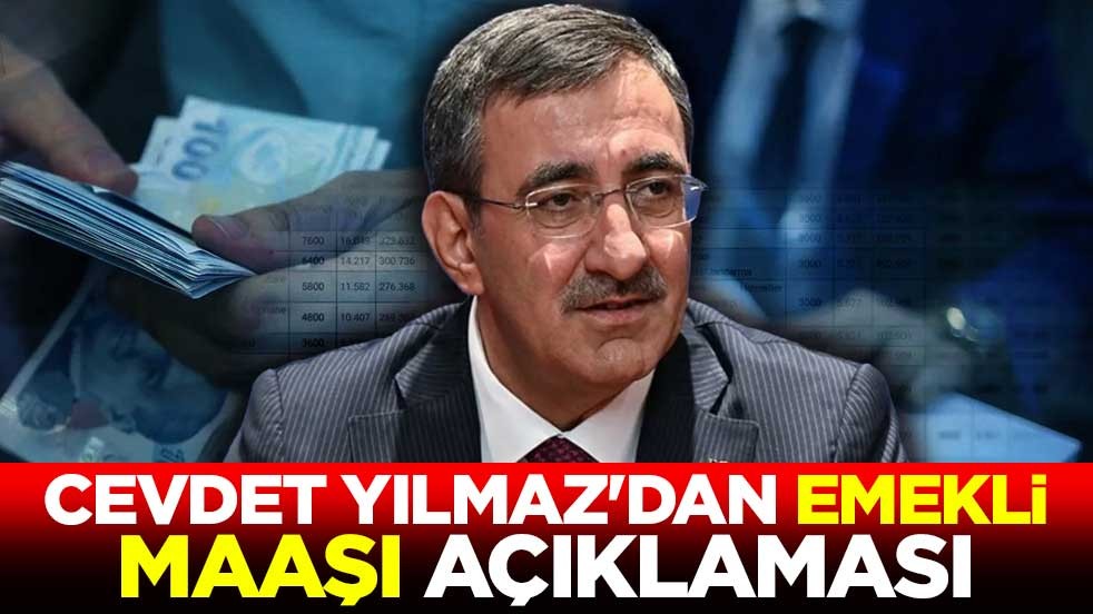 Cevdet Yılmaz'dan emekli maaşı açıklaması