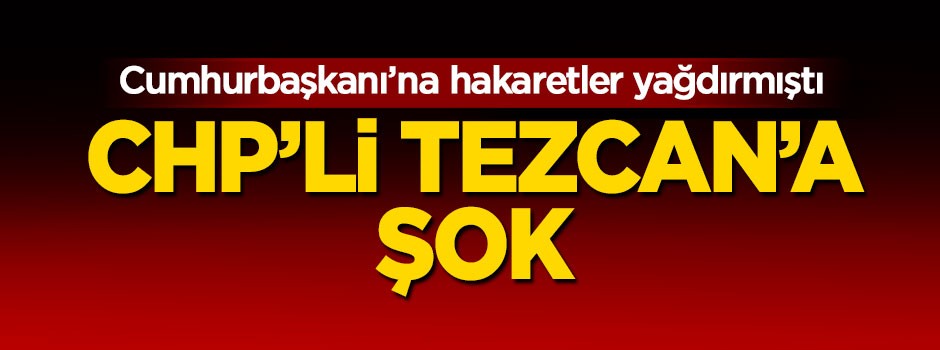 Cumhurbaşkanı'na hakaretler yağdırmıştı, CHP'li sözcüye şok